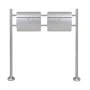 Set of 2 mailboxes with stainless steel support by , mailboxes - Ref: Foro24-271748, Price: 139,44 €, Discount: %