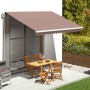 Tela de repuesto para toldo marrón 4x3,5 m de , Toldos - Ref: Foro24-311978, Precio: 73,69 €, Descuento: %