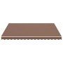 Tela de repuesto para toldo marrón 4x3,5 m de , Toldos - Ref: Foro24-311978, Precio: 73,69 €, Descuento: %