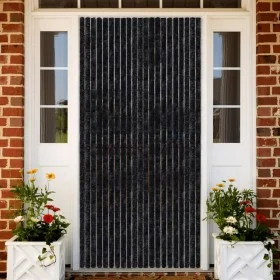 Cortina mosquitera de chenilla gris antracita 90x220 cm de vidaXL, Mosquiteras para ventanas - Ref: Foro24-284289, Precio: 57...