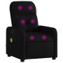 Sillón reclinable de masaje de tela negro de , Sillones - Ref: Foro24-374208, Precio: 220,76 €, Descuento: %
