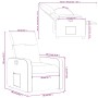 Sillón reclinable de cuero sintético marrón de , Sillones - Ref: Foro24-374185, Precio: 188,81 €, Descuento: %