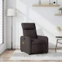 Sillón de masaje reclinable de tela marrón oscuro de , Sillones - Ref: Foro24-374179, Precio: 224,90 €, Descuento: %