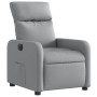 Sillón reclinable eléctrico tela gris claro de , Sillones - Ref: Foro24-3206681, Precio: 220,23 €, Descuento: %