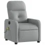 Electric Massage Recliner Light Gray Fabric by , Armchairs - Ref: Foro24-3206786, Price: 251,06 €, Discount: %