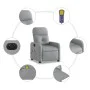 Electric Massage Recliner Light Gray Fabric by , Armchairs - Ref: Foro24-3206786, Price: 251,06 €, Discount: %