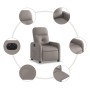 Sillón reclinable eléctrico tela gris taupé de , Sillones - Ref: Foro24-3206784, Precio: 229,96 €, Descuento: %