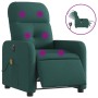 Sillón reclinable de masaje eléctrico tela verde oscuro de , Sillones - Ref: Foro24-3206792, Precio: 249,71 €, Descuento: %