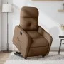 Sillón reclinable elevable de tela marrón de , Sillones - Ref: Foro24-3206799, Precio: 271,12 €, Descuento: %