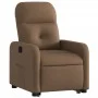 Sillón reclinable elevable de tela marrón de , Sillones - Ref: Foro24-3206799, Precio: 271,12 €, Descuento: %