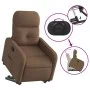 Sillón reclinable elevable de tela marrón de , Sillones - Ref: Foro24-3206799, Precio: 271,12 €, Descuento: %