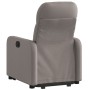 Sillón reclinable elevable tela gris taupe de , Sillones - Ref: Foro24-3206802, Precio: 253,16 €, Descuento: %