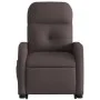 Silla de masaje reclinable de pie de tela marrón oscuro de , Sillones - Ref: Foro24-3206809, Precio: 275,01 €, Descuento: %