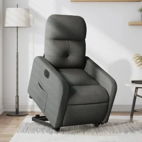 Sillón eléctrico reclinable elevable de tela gris oscuro de , Sillones - Ref: Foro24-3206814, Precio: 319,08 €, Descuento: %