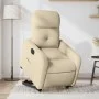 Sillón eléctrico reclinable elevable de tela color crema de , Sillones - Ref: Foro24-3206821, Precio: 338,45 €, Descuento: %