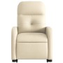 Sillón eléctrico reclinable elevable de tela color crema de , Sillones - Ref: Foro24-3206821, Precio: 310,50 €, Descuento: %