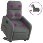 Sillón de masaje eléctrico reclinable elevable tela gris oscuro de , Sillones - Ref: Foro24-3206823, Precio: 298,57 €, Descue...