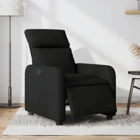 Sillón reclinable eléctrico de tela negro de , Sillones - Ref: Foro24-3206683, Precio: 201,79 €, Descuento: %