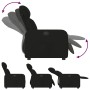 Sillón reclinable eléctrico de tela negro de , Sillones - Ref: Foro24-3206683, Precio: 199,63 €, Descuento: %
