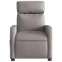 Sillón reclinable de masaje eléctrico tela gris taupe de , Sillones - Ref: Foro24-3206697, Precio: 254,63 €, Descuento: %