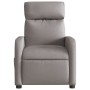 Sillón reclinable de masaje eléctrico tela gris taupe de , Sillones - Ref: Foro24-3206697, Precio: 250,03 €, Descuento: %