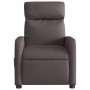 Sillón reclinable de masaje eléctrico tela marrón oscuro de , Sillones - Ref: Foro24-3206695, Precio: 267,29 €, Descuento: %