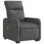 Sillón de masaje eléctrico reclinable elevable tela gris oscuro de , Sillones - Ref: Foro24-3206727, Precio: 350,27 €, Descue...
