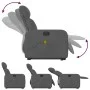 Sillón de masaje eléctrico reclinable elevable tela gris oscuro de , Sillones - Ref: Foro24-3206727, Precio: 350,27 €, Descue...