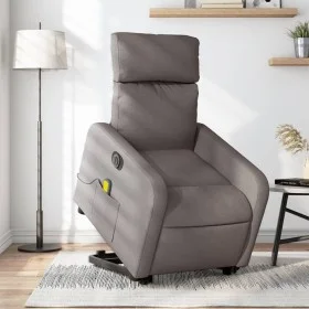 Sillón de masaje eléctrico reclinable elevable tela taupé de , Sillones - Ref: Foro24-3206733, Precio: 337,83 €, Descuento: %