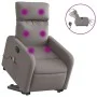 Sillón de masaje eléctrico reclinable elevable tela taupé de , Sillones - Ref: Foro24-3206733, Precio: 337,83 €, Descuento: %