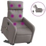 Sillón de masaje eléctrico reclinable elevable tela taupé de , Sillones - Ref: Foro24-3206733, Precio: 316,39 €, Descuento: %