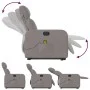 Anhebbarer elektrischer Massagesessel mit taupefarbenem Stoff von , Sessel - Ref: Foro24-3206733, Preis: 337,83 €, Rabatt: %