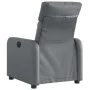 Sillón reclinable eléctrico de cuero sintético gris de , Sillones - Ref: Foro24-3206738, Precio: 239,83 €, Descuento: %