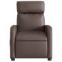 Sillón de masaje reclinable eléctrico cuero sintético marrón de , Sillones - Ref: Foro24-3206744, Precio: 236,02 €, Descuento: %