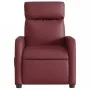 Sillón de masaje reclinable de cuero artificial rojo tinto de , Sillones - Ref: Foro24-3206746, Precio: 295,53 €, Descuento: %