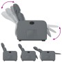 Sillón reclinable elevable cuero artificial gris de , Sillones - Ref: Foro24-3206752, Precio: 256,41 €, Descuento: %