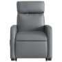 Sillón reclinable de masaje de pie cuero artificial gris de , Sillones - Ref: Foro24-3206759, Precio: 282,75 €, Descuento: %
