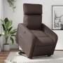 Sillón reclinable elevable eléctrico de cuero sintético marrón de , Sillones - Ref: Foro24-3206765, Precio: 324,11 €, Descuen...