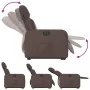 Sillón reclinable elevable eléctrico de cuero sintético marrón de , Sillones - Ref: Foro24-3206765, Precio: 324,11 €, Descuen...