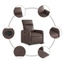 Sillón reclinable elevable eléctrico de cuero sintético marrón de , Sillones - Ref: Foro24-3206765, Precio: 298,91 €, Descuen...