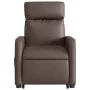 Sillón reclinable elevable eléctrico de cuero sintético marrón de , Sillones - Ref: Foro24-3206765, Precio: 324,11 €, Descuen...