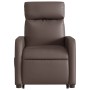 Sillón reclinable elevable eléctrico de cuero sintético marrón de , Sillones - Ref: Foro24-3206765, Precio: 298,91 €, Descuen...