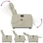 Sillón de masaje elevable eléctrico cuero sintético crema de , Sillones - Ref: Foro24-3206771, Precio: 339,82 €, Descuento: %