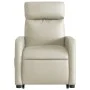 Sillón de masaje elevable eléctrico cuero sintético crema de , Sillones - Ref: Foro24-3206771, Precio: 339,82 €, Descuento: %