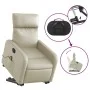 Sillón de masaje elevable eléctrico cuero sintético crema de , Sillones - Ref: Foro24-3206771, Precio: 339,82 €, Descuento: %
