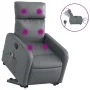 Sillón de masaje elevable eléctrico cuero sintético gris de , Sillones - Ref: Foro24-3206773, Precio: 340,11 €, Descuento: %
