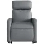 Sillón de masaje elevable eléctrico cuero sintético gris de , Sillones - Ref: Foro24-3206773, Precio: 340,11 €, Descuento: %