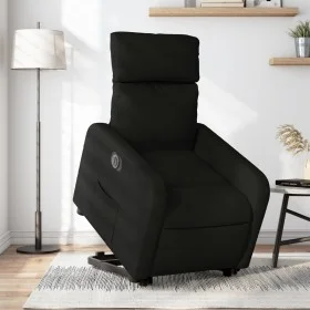 Sillón eléctrico reclinable elevable de tela negro de , Sillones - Ref: Foro24-3206719, Precio: 288,78 €, Descuento: %