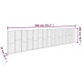 Muro de gaviones con cubiertas acero galvanizado 900x50x200 cm de vidaXL, Paneles de vallas - Ref: Foro24-144916, Precio: 684...