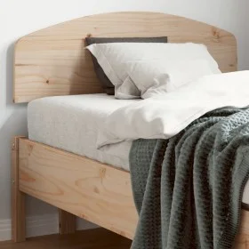 Solid pine wood headboard 100 cm by , Headboards and footboards - Ref: Foro24-842514, Price: 35,25 €, Discount: %